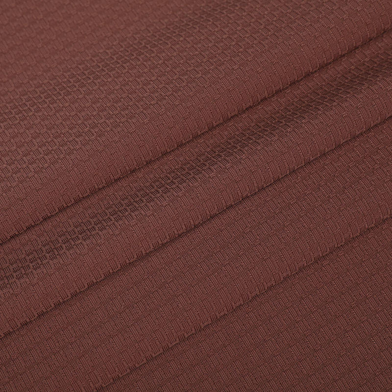 APJ1085 Warp tricotat brocart Jacquard Fabric de îmbrăcăminte cu uscare rapidă